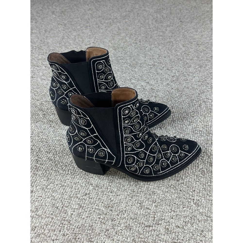 Jeffrey Campbell Free People Studded Ankle Boots Women's Size 10 Punk Western